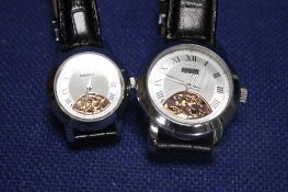 MATCHING LADIES AND GENTS CLOGAI WRIST WATCHES