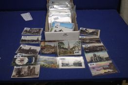 A BOX OF SCOTTISH INTEREST POSTCARDS IN MANY HUNDREDS, to include Glasgow, River Don, Dunoon,