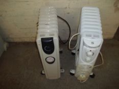 TWO OIL FILLED RADIATORS