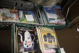 THREE TRAYS OF COLLECTORS MAGAZINES ETC (TRAY/S NOT INCLUDED)