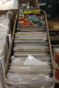 A TRAY OF ASSORTED COMICS, to include The Blonde, Bartholomen Halloween, Sisters of Mercy etc (