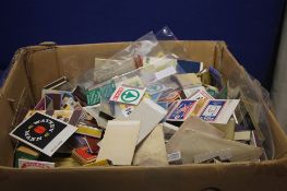 A LARGE QUANTITY OF EMPTY MATCHBOXES, to include Chestnut Tree, Rodeway Inn, Pink Panther etc