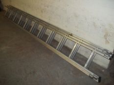 AN ALUMINIUM LADDER