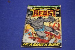 MARVEL AMAZING ADVENTURES featuring the first appearance of the beast #11 1972