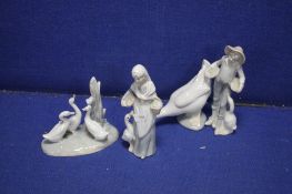 TWO NAO FIGURES TOGETHER WITH 2 UNMARKED EXAMPLES