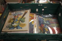A TRAY OF 2000 AD COMICS 1988 AND 1987 (TRAY NOT INCLUDED)