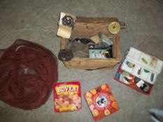 A QUANTITY OF FISHING ITEMS