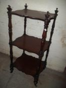 AN ANTIQUE WOT NOT STAND