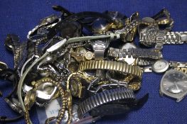 A BAG OF ASSORTED WRISTWATCHES