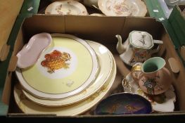 A TRAY OF ASSORTED CROWN DEVON (TRAY/S NOT INCLUDED)