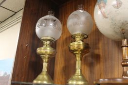 TWO PARAFFIN LAMPS