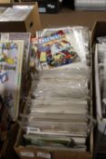 A TRAY OF ASSORTED COMICS, to include Valiant, Dc, Image etc
