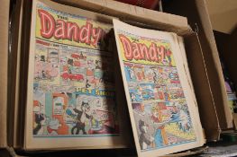 A COLLECTION OF DANDY COMICS, to include 1981, 1982 etc