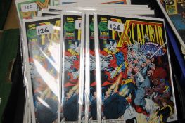 A COLLECTION OF MARVEL EXCALIBUR COMICS, including multiple issues 1990s onwards to include #2, 116,