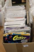 A TRAY OF MISCELLANEOUS COMICS. to include Spider, Prime, John Flood, The Dark, Alison Dare,