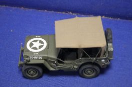 A DANBURY MINT AMERICAN ARMY WWII JEEP