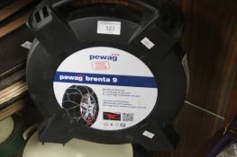 A CAR TYRE SNOW CHAIN