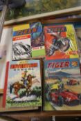 FOUR CHILDREN'S ANNUALS TO INCLUDE TIGER