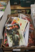 A TRAY OF MISCELLANEOUS COMICS, to include Alien Nation, Intruder, Supreme Assasin, Free Realms,