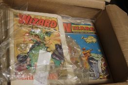 A COLLECTION OF WIZARD COMICS, to include 1972