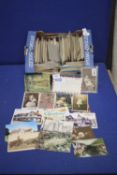 A BOX OF MISCELLANEOUS POSTCARDS IN MANY HUNDREDS, to include Topographic types, City views