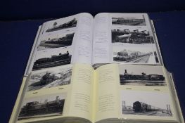 TWO ALBUMS OF PHTOGRAPHS MAINLY RAILWAY INTEREST