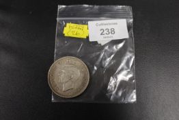 A 1937 GEORGE VI SILVER CROWN