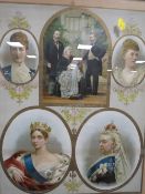 A COLLECTION OF ASSORTED VICTORIAN AND COMMEMORATIVE PICTURES AND PRINTS ETC
