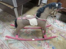 A VINTAGE CHILDS ROCKING HORSE A/F