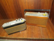 TWO VINTAGE PORTABLE RADIOS
