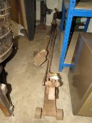 A COLLECTION OF CAST VINTAGE CART JACKS ETC