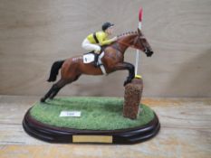 A COUNTRY ARTISTS LIMITED EDITION OF 500 RACING INTEREST FIGURE ''ARKLE'