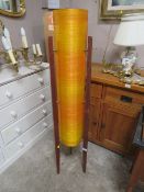 A TALL MID CENTURY ROCKET LAMP H-135CM