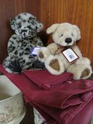 TWO CHARLIE BEARS 'DROGO' AND 'TRIX'