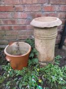 A CHIMNEY POT AND ANOTHER POT (2)