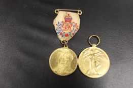 THE GREAT WAR FOR CIVILISATIONS 1914 - 19191 AWARDED TO 145671 DVR A,N, BASSON R.A. TOGETHER WITH