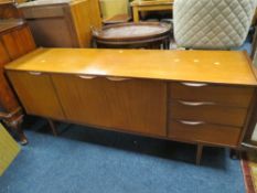 A MID CENTURY TEAK SIDEBOARD W-168 CM
