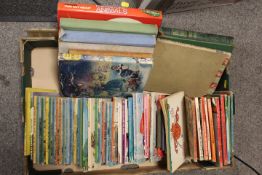 A COLLECTION OF VINTAGE CHILDREN'S BOOKS TO INCLUDE LADYBIRD BOOKS, THOMAS THE TANK ENGINE ETC