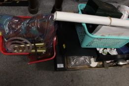 TWO TRAYS OF ASSORTED SUNDRIES TO INCLUDE CERAMICS