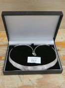 HALLMARKED SILVER NECKLACE IN BOX