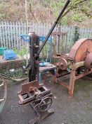 A LARGE CAST MORTICING MACHINE