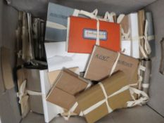 A LARGE COLLECTION OF ASSORTED VINTAGE POSTCARDS IN HAND TIED PACKS WITH MANY GEOGRAPHICAL AREAS &