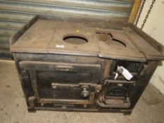 A PART VINTAGE / ANTIQUE CAST COOKING RANGE BY YATES HAYWOOD & CO