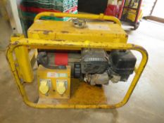 A HARRINGTON 110v GENERATOR WITH HONDA GX200 ENGINE