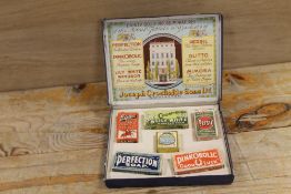 A BRITISH EMPIRE EXHIBITION JOSEPH CROSFILED & SONS PROMOTIONAL SOUVENIR CONTAINING BOXED SOAPS ETC