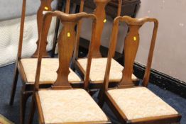 A SET OF FOUR EARLY 20TH CENTURY CHAIRS