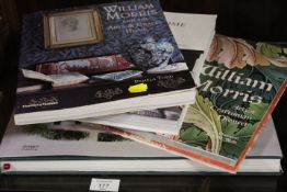 A SELECTION OF BOOKS ON WILLIAM MORRIS, ARTS & CRAFTS ETC