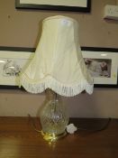 A MODERN TABLE LAMP & SHADE