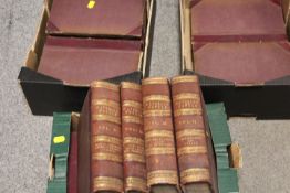 TWELVE BOUND VOLUMES OF THE WAVERLEY NOVELS