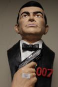 A JAMES BOND 007 SHOP DISPLAY / ADVERTISING BUST